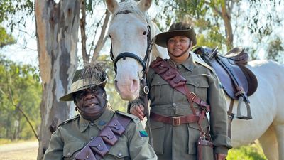 Barmah Anzac pilgrimage honours Indigenous soldiers in WWI Light Horse enactment