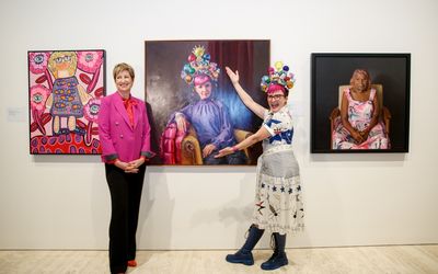 Funny how artist packs a punch with winning portrait