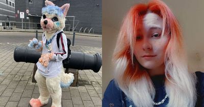 Student, 20, dresses as 'true self' Staffordshire Bull Terrier called Maki