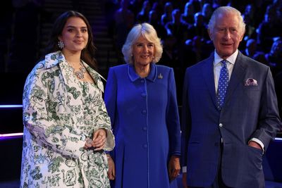 Camilla jokes with UK’s Eurovision entry Mae Muller: ‘No nul points!’