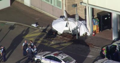 Car crashes into Sydney hospital with two left dead after it ploughs into patients
