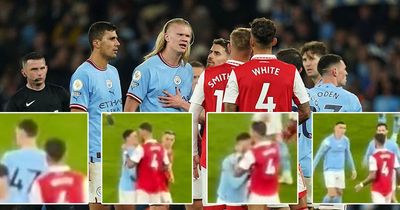 What sparked Ben White's clash with Phil Foden as Arsenal frustrations boiled over