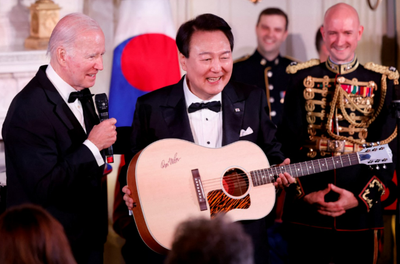 South Korea’s Yoon surprises Biden with live rendition of ‘American Pie’