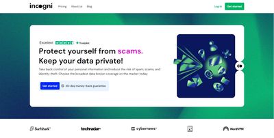 Incogni data removal service review