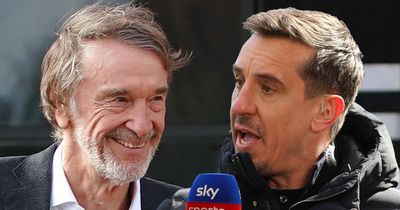 Gary Neville makes his feelings clear on Sir Jim Ratcliffe's controversial Man Utd bid