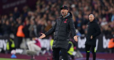 Jurgen Klopp fumes on touchline as X-rated message sent after Liverpool controversy