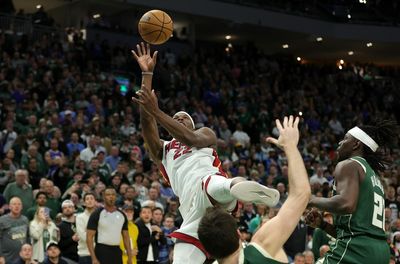 A stunning Jimmy Butler photo captures his miraculous game-tying shot vs. Bucks