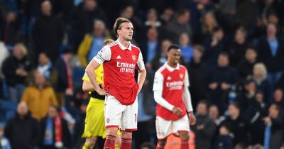 Why Gabriel shouted at Rob Holding as Arsenal bottle jobs narrative is dispelled by Man City