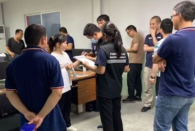 Six Chinese tourists held for working illegally