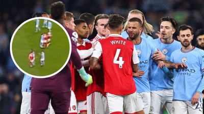 WATCH: Ben White confronts Phil Foden in physical altercation following Manchester City's win over Arsenal