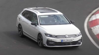 2024 VW Passat Prototype Returns To Nurburgring For New Test Session