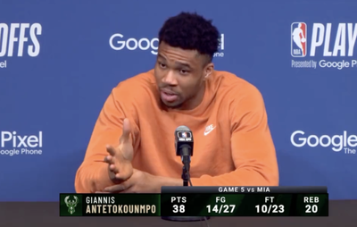 NBA Fans Loved Giannis Antetokounmpo’s Very Passionate Answer About Not Being a Failure