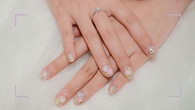 21 chic and modern wedding nail designs for every type of big day
