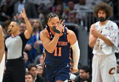 Jalen Brunson made his mysterious 3-point celebration hand gesture a meme for Knicks fans