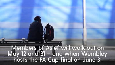 FA Cup final train strike: How industrial action will affect Manchester United and City fans at Wembley