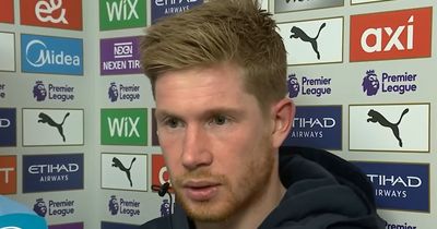 Kevin De Bruyne sends Man City warning after taking control of Premier League title race