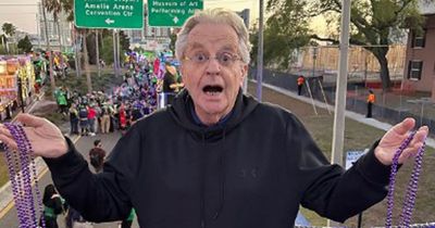 Jerry Springer last pictured at St Patrick's Day parade just weeks before tragic death
