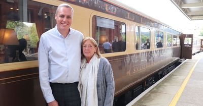 Couple's heartbreaking reason for taking luxury train journey through Snowdonia