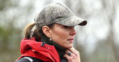 Kate Middleton sports £8 earrings from Accessorize to abseil down cliff in Wales