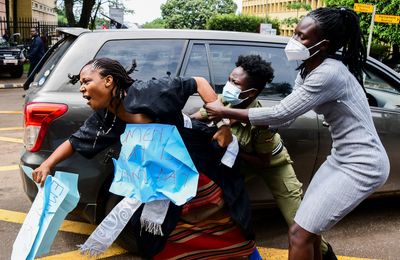 Uganda police arrest 11 female lawmakers during protest