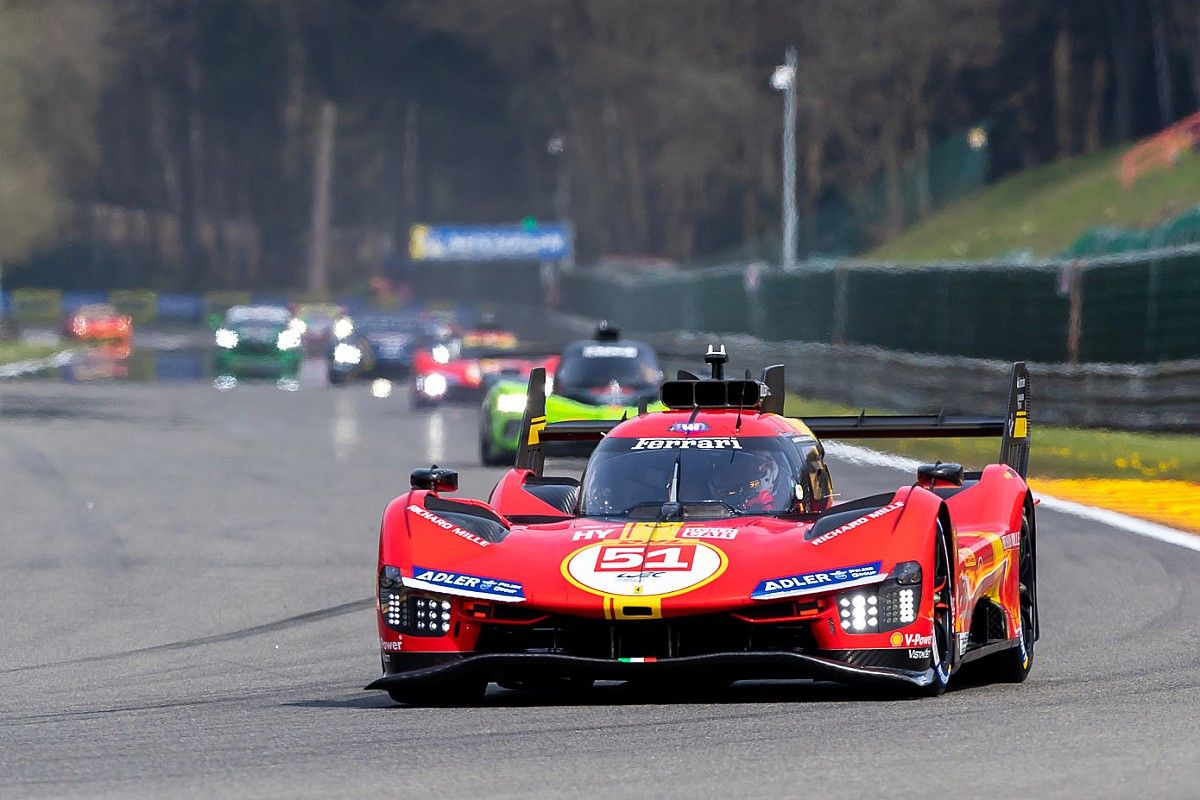 WEC Spa Giovinazzi leads Ferrari 12 in second…