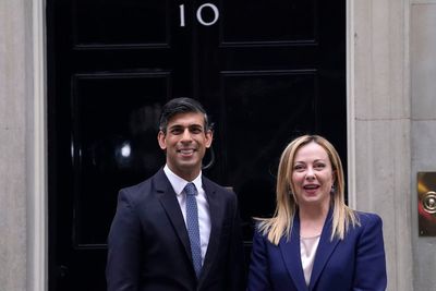 Sunak says UK, Italy 'aligned' as he meets far-right Meloni