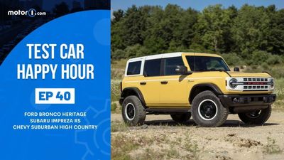 Motor1.com Test Car Happy Hour #40: Ford Bronco Heritage, Subaru Impreza RS, Chevy Suburban High Country