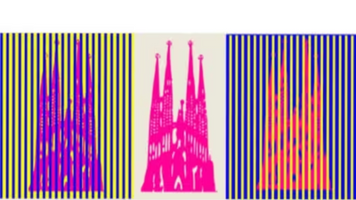 Optical illusions: What color do you see the castle in?