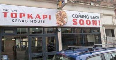 Much loved Edinburgh kebab shop announce triumphant return with new sign