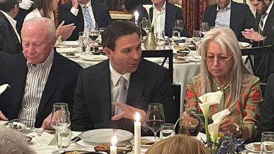 DeSantis dines with Trump's biggest donor, Miriam Adelson, in Israel