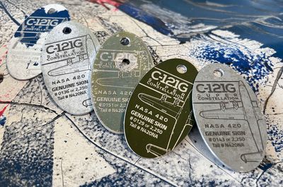 New MotoArt PlaneTags made from NASA aircraft used by Apollo tracking stations