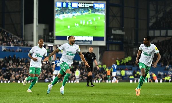 Wilson’s goals and Isak magic for Newcastle push Everton closer to drop