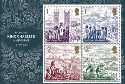 Moment of King’s crowning to appear on new stamps celebrating coronation