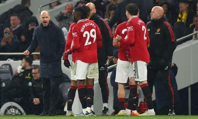 Erik ten Hag fumes after Manchester United ‘lose control’ to slip up at Spurs