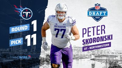 Titans select OT Peter Skoronski with No. 11 pick in 2023 NFL draft
