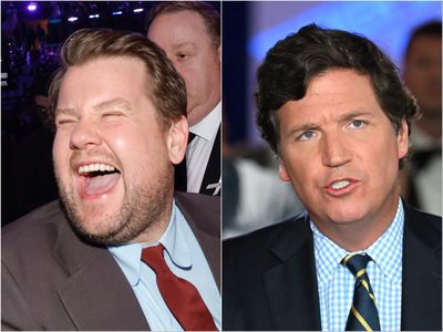 James Corden jokes he’ll be on Dancing with the Stars with fired Tucker Carlson: ‘Doing the cha-cha’