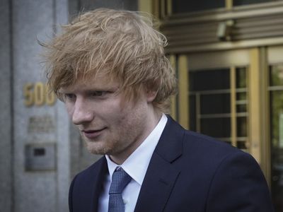 Ed Sheeran sang and played his guitar while on the stand at copyright trial