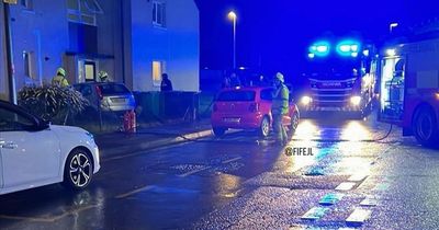 Car ploughs into block of flats in Scottish town as emergency services rush to scene