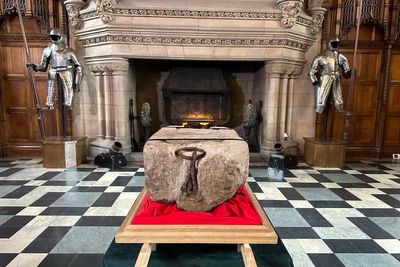 Stone of Destiny heads to London for coronation after leaving Edinburgh Castle