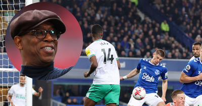 Ian Wright’s one word reaction to outrageous Alexander Isak assist in Newcastle’s win over Everton