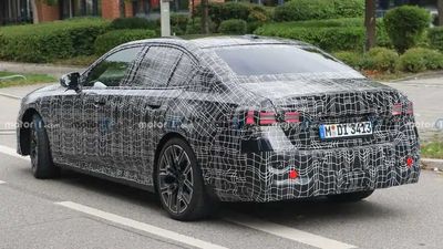 2024 BMW 5 Series Rear Caught Completely Exposed In Spy Shot