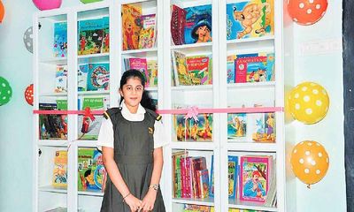 Telangana: 11-year-old girl opens third library in Hyderabad