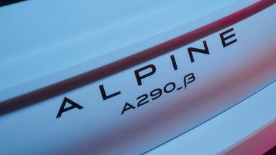 Alpine A290 Beta Electric Hot Hatch Concept Teased Ahead Of May 9 Debut