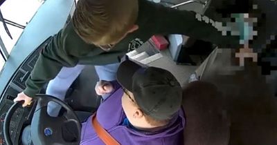 Schoolboy saves lives of classmates as he hits brakes of bus after driver passed out