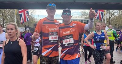 London Marathon success for Perthshire father and son