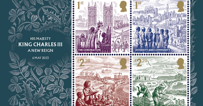 Royal Mail reveals four new stamps for King's Coronation