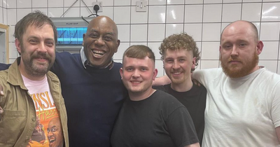 Ainsley Harriott dines at Newcastle restaurant as staff delighted by TV chef's lunchtime visit