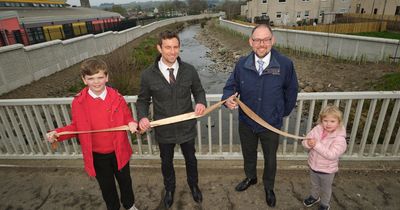 New Cumnock's £9m flood prevention scheme is completed