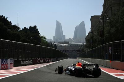 Verstappen tops fiery Baku practice