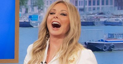 Carol Vorderman in hysterics over cheeky 'group sex' blunder on This Morning